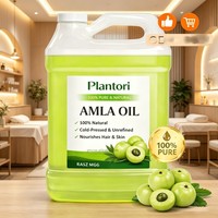 Huile de graines d'Amla indienne biologique pour la croissance des cheveux longs - 100% pure et naturelle, huile végétale pressée à froid