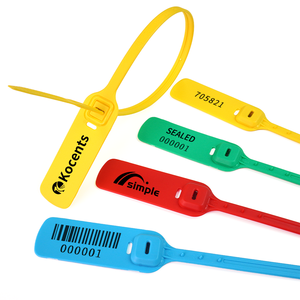 Etiqueta de cable de alta calidad número de Seguridad tensión cinturón de sellado de plástico Metal insertar cinturón de sellado - Product Image 1