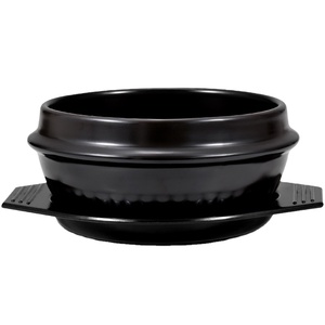 Olla de Cerámica Coreana de Alta Calidad con Logotipo Personalizado, para Sopa Miso, Guisos y Bibimbap, Tazón de Piedra Versátil - Product Image 1
