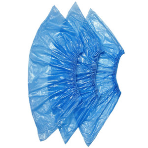 Protège-chaussures jetables en plastique bleu, épaissis, résistants à l'usure, imperméables et antidérapants, à enfiler, pour la maison, l'intérieur, la salle informatique, les étudiants - Product Image 2