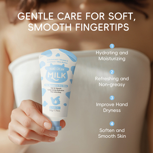 Crème pour les mains au lait LAIKOU, crème anti-fissures pour les mains, 50 g, crème nourrissante anti-gerçures pour les mains - Product Image 5