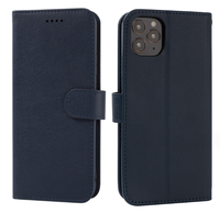 Premium Edge Plus G8 Casco Flip Phone Cover Étui pour téléphone portable avec porte-cartes et béquille
