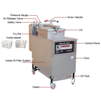 Equipo de Cocina para Restaurante de Comida Rápida KFC, Freidora a Presión para Papas Fritas, Equipo para Pollo Frito Broaster