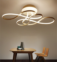 Plafonnier Led en forme d'une chambre à coucher, design nordique moderne et simpliste, luminaire décoratif de plafond, idéal pour un salon