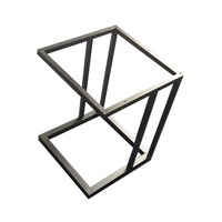 Support de pied de table en métal créatif en forme de U en fer personnalisé support de bureau pour la conférence et l'utilisation de canapé conception de matériel unique