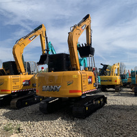 Meilleure vente d'excavatrice Sany75c Excavatrice d'occasion à vendre-Heures basses, excellent état, prêt à fonctionner