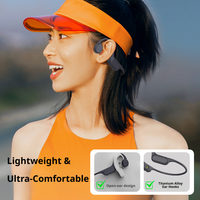 Écouteurs Sportifs à Conduction Osseuse S18 de Haute Qualité, Écouteurs de Natation Étanche IPX8, Casques Ouverts BT5.4 Sans Fil