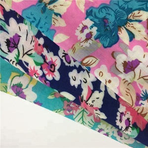 高品質軽量デジタルプリント100% レーヨンビスコースVoile生地夏の衣服 - Product Image 5