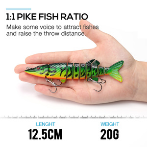 Señuelos de Pesca de Gran Tamaño para Pesca Deportiva, Fabricados en Plástico ABS, Ideales para Pescar Lucio y Otros Peces - Product Image 2