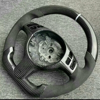 Volant de remplacement en fibre de carbone pour BMW Série 3 M E46 M3 E38 E39 E53 1998-2005, matériau en cuir perforé Alcantara