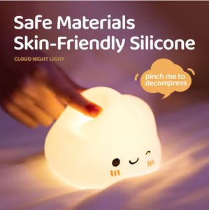 Dễ thương Silicone đám mây bé cảm biến, phòng trẻ em ánh sáng ban đêm, sạc đám mây ánh sáng - Product Image 3