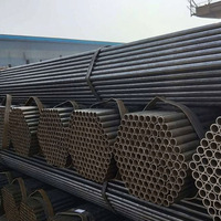 Tuyau en acier à paroi épaisse soudé ERW ASTM Q235, longueur 6 m, surface laminée à chaud, acier au carbone noir pour la construction et les échafaudages