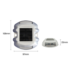 Producto de advertencia de tráfico de luz de carretera con energía Solar <span class=keywords><strong>para</strong></span> cubiertas, muelles, barcos, entradas, <span class=keywords><strong>escaleras</strong></span>, pavimentos, reflectores de marcador - Product Image 2