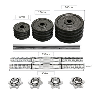 Juego de <span class=keywords><strong>Mancuernas</strong></span> <span class=keywords><strong>Ajustables</strong></span> de Hierro Fundido Pintado de 20 kg, Equipo de Fitness de Alta Resistencia, Venta al Por Mayor Directo de Fábrica - Product Image 5