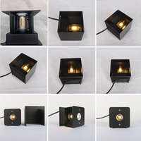 Lampes murales LED extérieures modernes en aluminium G9, étanches IP65, AC 85-265V, 9/18W, 3000K-6500K, diffuseur en verre trempé, directement de l'usine