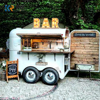 Remorque à café de 4 m pour usage commercial, entièrement équipée, kiosque à café mobile, remorque alimentaire pour événements et commerce de rue