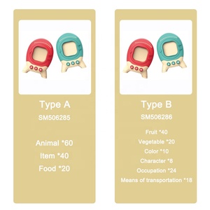 Samtoy Raket Vorm Educatief Speelgoed Leren Machine Taal Cognitieve Praten Flash Kaart Voor Kinderen - Product Image 6