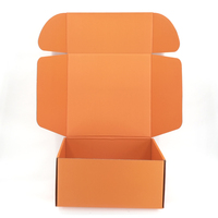 Boîte en carton de couleur imprimée personnalisée de luxe, boîte postale à fermeture éclair, expédition de vêtements, boîtes d'emballage cadeau