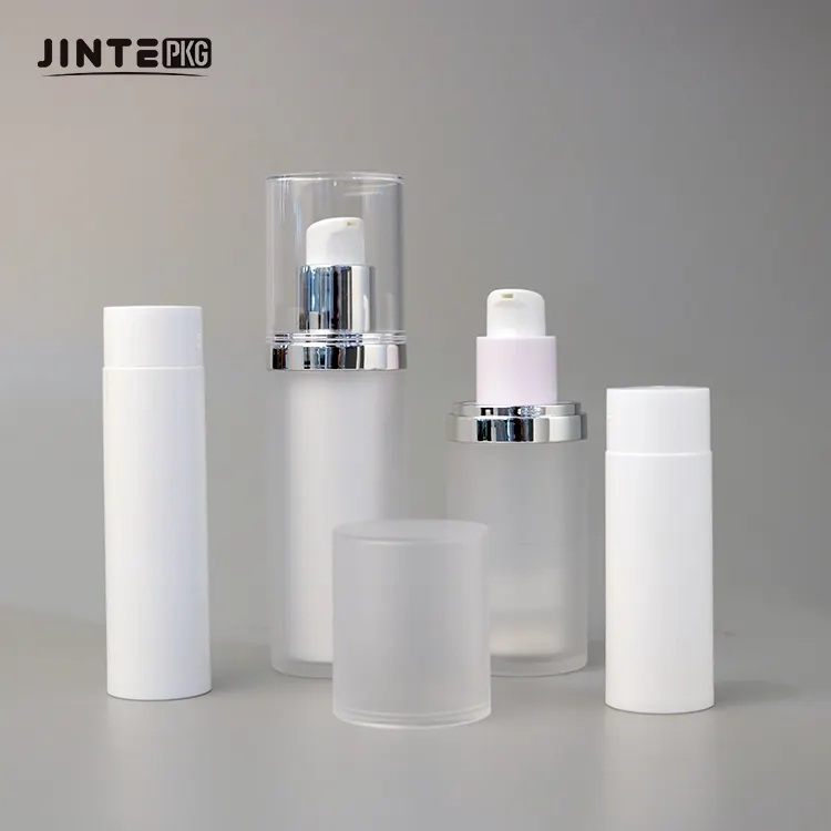 特許デザイン化粧品血清ローション用交換可能なインナーチューブボトル30ml50ml100ml詰め替え可能な空のエアレスポンプボトル