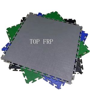 Precio de fábrica, baldosas de PVC entrelazadas, suelos de plástico de alta resistencia - Product Image 1