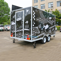 Nouvelle remorque de camion-restaurant pour barbecue, équipement de cuisine, chariot à café, camion à pizza mobile, camions à crème glacée, remorque de restauration pour hot-dogs