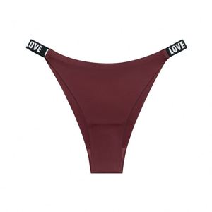 Ventes en gros de culottes à taille basse, style T-back, avec inscription LOVE, respirantes, pour filles et femmes, string, culotte sans couture, soutien-gorge - Product Image 6