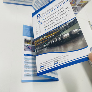 Fancy half-Fold trifold quảng cáo Brochure multifold tông giấy nghệ thuật cho cuốn sách khuyến mãi bù đắp in bao bì - Product Image 5