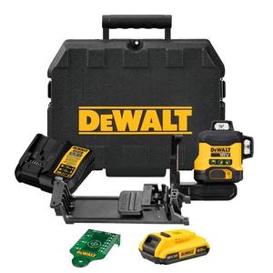 Nivel Láser DeWalt de 18V con Batería, Autonivelante, Haz Verde, Rotación de 360 Grados - Product Image 1