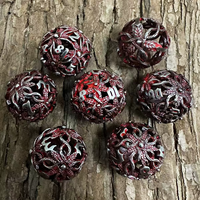 Jeu de dés polyédriques en métal Bloodthirsty Vine pour jeux de rôle Dungeons and Dragons