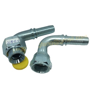 Accesorio de tubería de vacío curva Jic rosca hembra <span class=keywords><strong>manguera</strong></span> accesorio hidráulico gasolina engarzado tubo pezón embrague Jic accesorios 26791 - Product Image 1