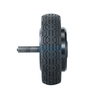 Moteur de moyeu de roue sans balais et sans engrenages personnalisé de 6,5 pouces, 8 pouces, 24 V, 36 V, 180 W, IP65 avec encodeur 4096 fils pour robot
