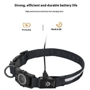 Eletrônico Pet LED Dog <span class=keywords><strong>Collar</strong></span> Ajustável Flash Recarga Pet Coleiras Reflexivo LED Coleiras para Cães Night Anti-Lost Dog Produtos - Product Image 4