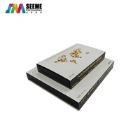 Emballage de manufacture en gros emballage de boîte de chocolat boîte de cadeau de chocolat de logo personnalisé avec plateau en plastique