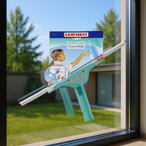 Limpiacristales Leifheit PowerSlide con mango extensible para una limpieza fácil - Product Image 3