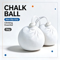 Accessoire d'escalade : Boule de magnésie antidérapante rechargeable pour la gym et le sport, emballage personnalisé portable