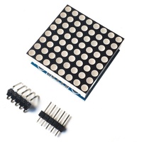 MAX7219 Modul Kontrol Dot Matrix Modul Kontrol MCU dan Modul Penggerak LED