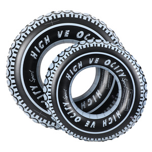 High Velocity Sport Tire Shape Swimming Ring For Children 22 Silk Thick PVC <b>Inflatable</b> <b>Float</b> Water Toy - Product Image 4