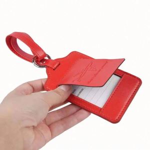 Juego de Etiqueta de Equipaje Antirrobo de Cuero de Lujo y Porta Pasaportes RFID con Patrón de Letras, Accesorios de Viaje Listos para Vender - Product Image 2