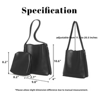 Tas Selempang PU Model Barat untuk Wanita dengan Bordir & Hiasan Rivet, Tahan Air, Logo Cetak Kustom