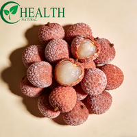 Gefreeze-droogde hele ontpitte lychee, hoge kwaliteit, natuurlijk gedroogde lychee, pitloos, hele vruchten, geschikt voor catering en snacks.