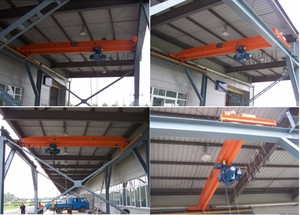 Gru a Ponte Monotrave a Frequenza Variabile con Paranco per Cantiere Edile - Product Image 4