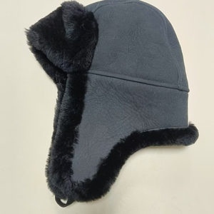 Orejeras de invierno rusas personalizadas, soldado de piel de cuero, piel de oveja australiana, sombrero de cazador Ushanka para hombres y mujeres - Product Image 4