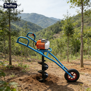 Trivella a Benzina con Carrello, Macchina per Trivellazione del Terreno da 99cc per il Mercato del Kenya e della Tanzania - Product Image 1