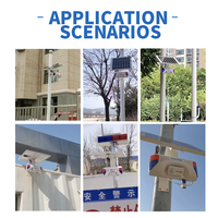 APP Control Solar betriebener Alarm Solar Infrarot Aktive Abschreckung Warnung Sounder Drive Way Empfänger Sensor Alarm Garage