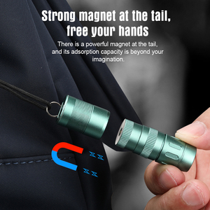 Trustfire 105 Lumen mini LED từ đèn Pin COB USB C sạc Keychain Torch ánh sáng - Product Image 3