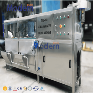 Machine entièrement automatique 3-en-1 de remplissage de lavage de jerrican de 5 gallons Machine de remplissage d'<span class=keywords><strong>eau</strong></span> de 5 gallons - Product Image 3