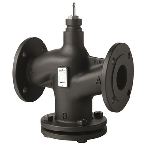 วาล์วควบคุมสองทิศทาง Siemens รุ่น VVF43.150-315K AC 230 V สำหรับน้ำไหลแบบเส้นตรง เพื่อควบคุมแรงดันไฟฟ้า - Product Image 2
