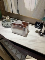 Boîte à mouchoirs en acrylique de luxe moderne, porte-mouchoirs créatif pour la décoration de la maison, du salon et de la table basse