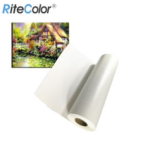 Rouleau de toile vierge en coton mat d'impression grand <span class=keywords><strong>format</strong></span> aqueux de qualité supérieure - Product Image 5