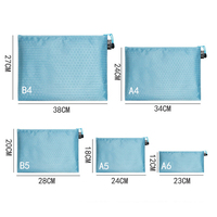 Sac étanche de haute qualité pour documents et fichiers de bureau, pochettes en toile à fermeture éclair pour étudiants, rangements de papeterie